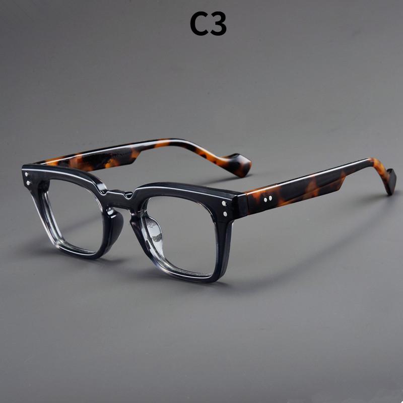 Women's glasses, men's and women's fashion square large-frame glasses