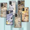 Стеклянный чехол для Samsung Galaxy A52 A71 A50 A51 A70 A21s A31 A72 A10 A12 A30 A22 5G, чехол для телефона с рисунком астронавта