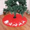 Красные юбки для рождественской елки Рождественский коврик для пола Украшения С Рождеством Новый год Украшения для рождественской елки