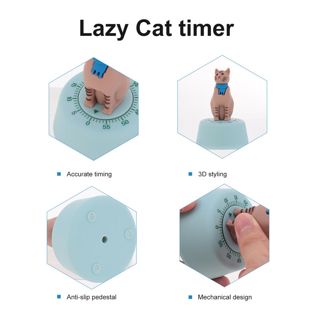 1 шт. Заводной таймер, прочный таймер для учебы, кухонный таймер, часы обратного отсчета, кухонное напоминание для работы