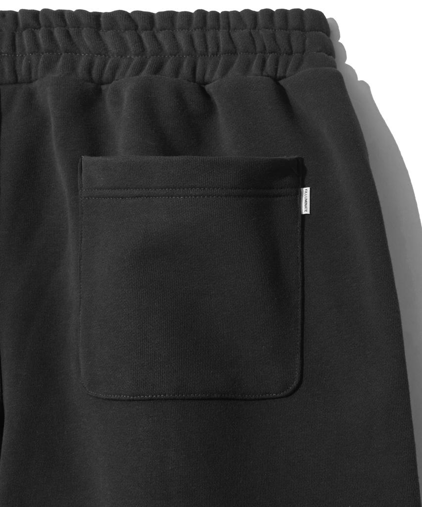 FILLUMINATE Pintuck Training Sweat Shorts - Black