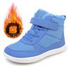 Зимняя детская обувь из плюшевой водонепроницаемой ткани, повседневная нескользящая обувь для мальчиков и девочек, резиновая подошва, зимние сапоги, модные теплые уличные сапоги