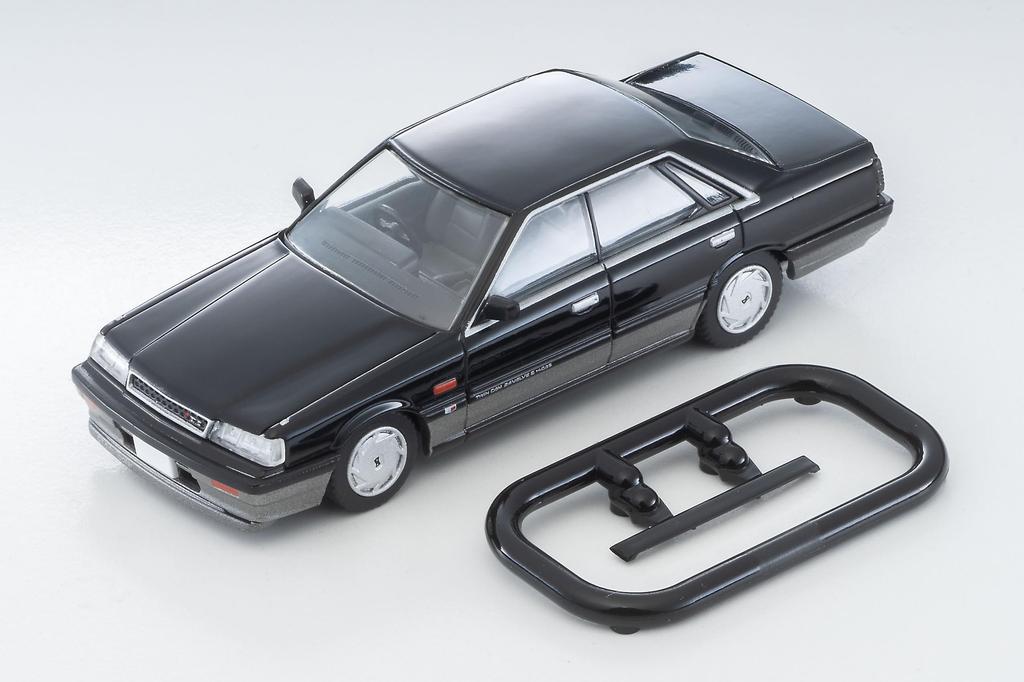 TOMYTEC Tomica Limited Vintage Neo Nissan Skyline HT GTS Twin Cam 24V 1987 Готовый продукт 1/64 LV-N301b 4-дверный черный/серебристый