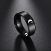 Sale Stainless Steel Fashion Sun Totem Black Ring For Men Women Coulple 8mm Unisex Full Size Cartoon Ring Jewelry Cool Gifts