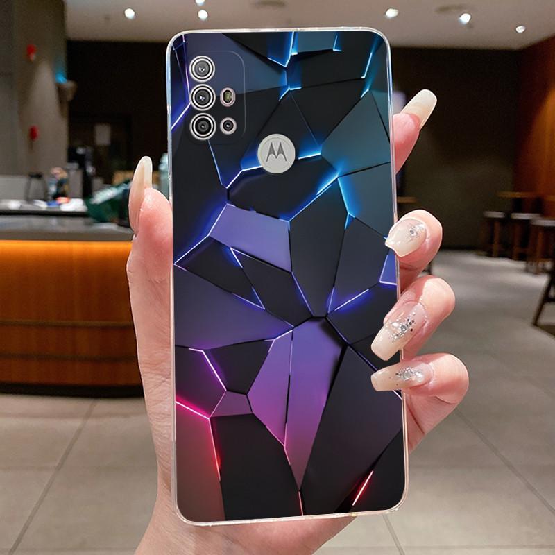Case For Motorola Moto G30/G20/G10 Soft Silicone TPU Clear Shell Cute Rabbit Lamp Casing Anti-scratch Cover For Moto G30 G20 G10