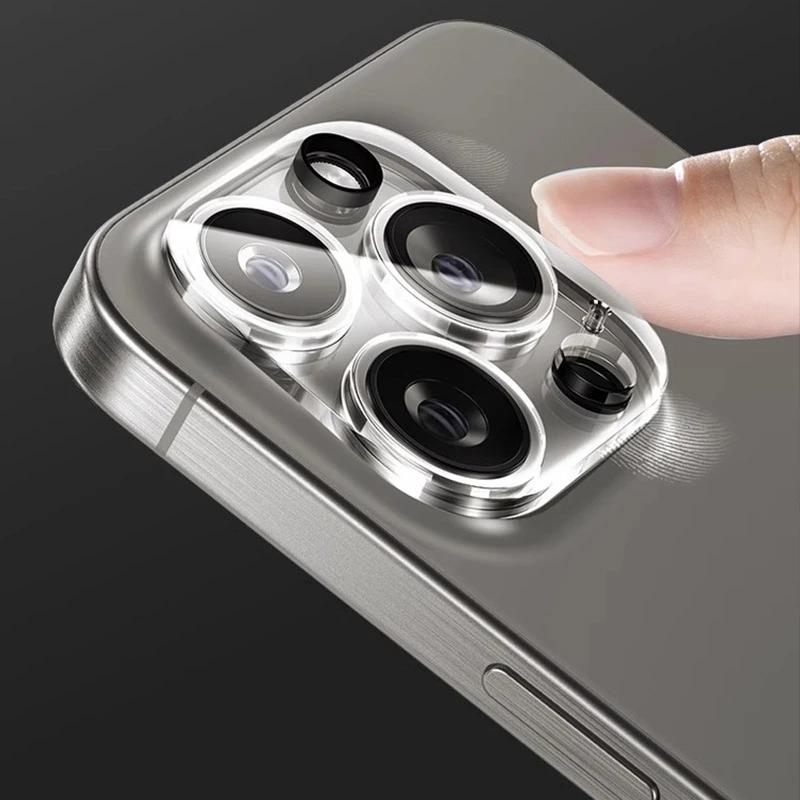 1 шт. 9H Высококачественное закаленное стекло для объектива камеры для IPhone 17 16 14 15 Pro Max 17Air HD Защитное стекло для объектива камеры телефона Пленка для объектива