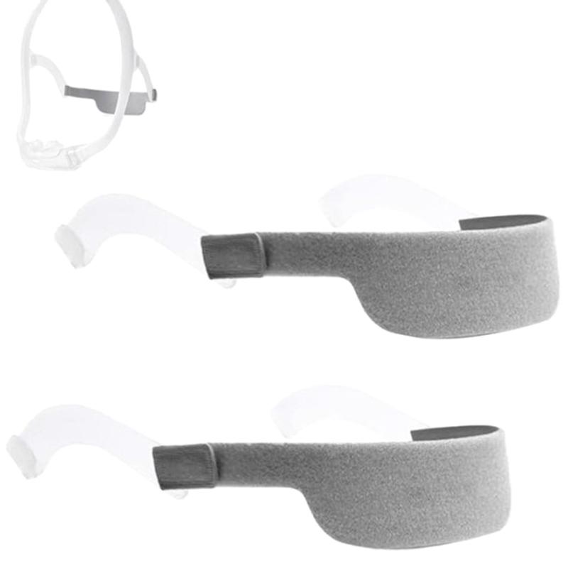 Моющаяся вручную сменная часть для головного крепления маски CPAP с мягкой тканевой основой и регулируемыми ремнями для регулярного домашнего использования