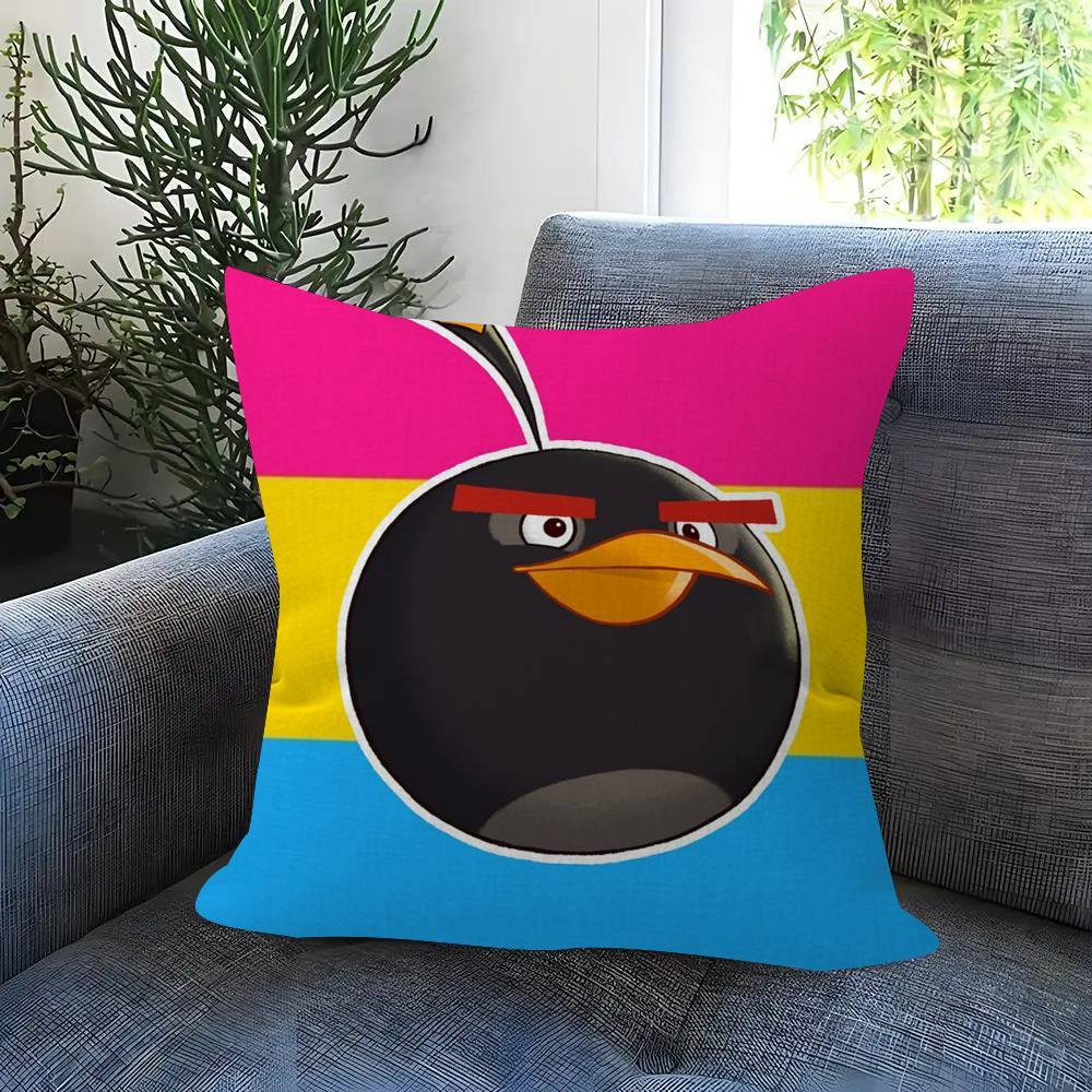 Анимация A-A-Angry Birds Мультяшная Наволочка Дюймы Сельский Декор Домашние Подушки-Пледы Для Декора Дивана