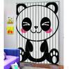 Cute Panda Window Curtain Blackout Curtains for Living Room Kids
