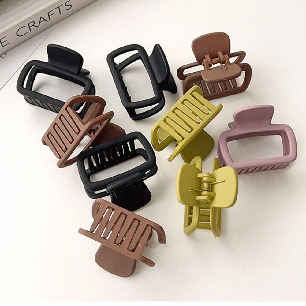 Нескользящие заколки-крабы для волос Матовые зажимы для волос Корейские аксессуары для волос Женщины Девушки