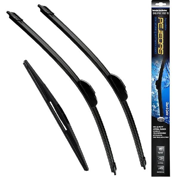OEM Quality Front Wiper Blades, Replacement For 1995-2004 Toyota Tacoma/ 1984-2002 Toyota 4Runner, OE Original Style (17 Inch + 17 Inch Front Wiper