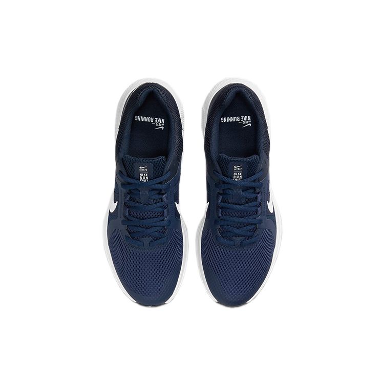 Nike Кроссовки мужские Run Swift 2 Midnight Navy Синий Обсидиан Белый CU3517-400