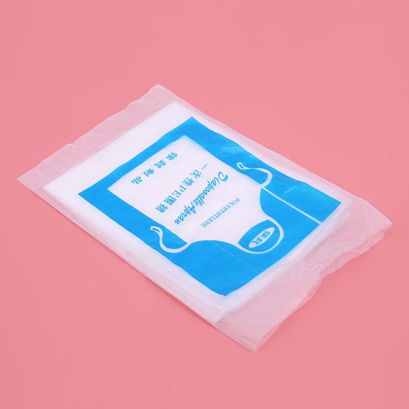 Одноразовые легкие принадлежности для макияжа, прозрачный белый одноразовый косметический фартук