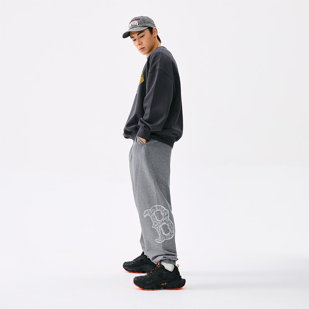 MLB Boston Red Sox Basic Collection 25FW Knitted Sweatpants Unisex 3APTB1454-43MGD