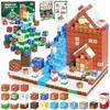 Magnetic Block Building Block Christmas Cottage Boys And Girls Full Set Of Children'S Toys