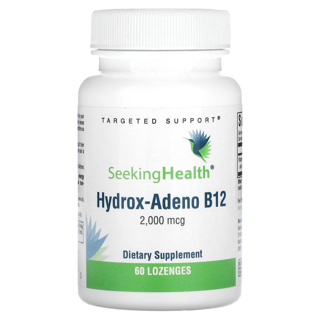 Seeking Health Гидрокс-Адено B12, 2000 мкг, 60 пастилок