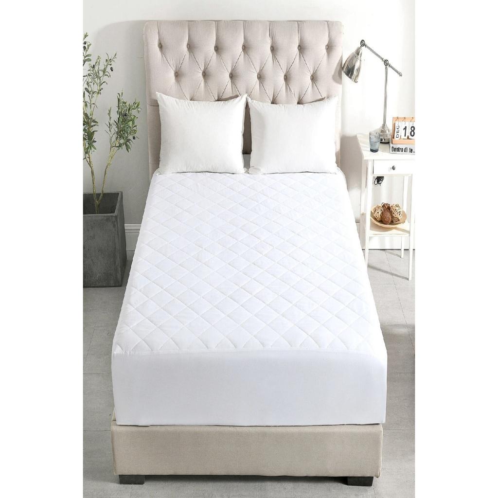 Мягкий на ощупь стеганый наматрасник с полной кромкой Защитный наматрасник Одинарный двойной Все размеры