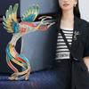 Brooch Female Chinese Style Phoenix Corsage High-end Anti-light Pin Buckle Suit Fixed Clothing Accessories Wholesale Collar Pin