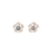 Natural Labradorite Gemstone 925 Solid Silver Handmade Jewelry Women Studs 0.5" EE-157-22