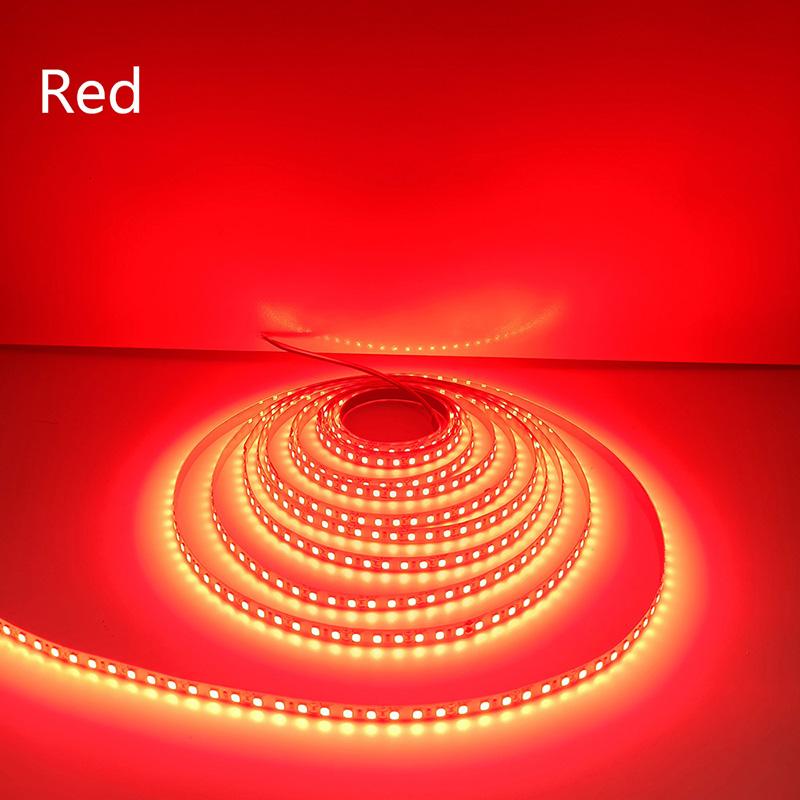 5M 600LEDs LED Strip 2835 DC12V 24V 120LEDs/m Home Lamp Strip Red I Blue Green Yellow Pink Flexible And Cuttable Soft Lamp Bar