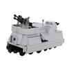 2025 New MOC City Creative Idea Train Artillery Vehicle Tank Destroyer Building Block Bricks Kids DIY High-tech Creative Toys