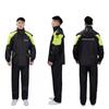 Adult Waterproof Cycling Rain Suit Separated Two-Piece Motorbike Delivery Riders Heavy Protection Breathable Reflective
