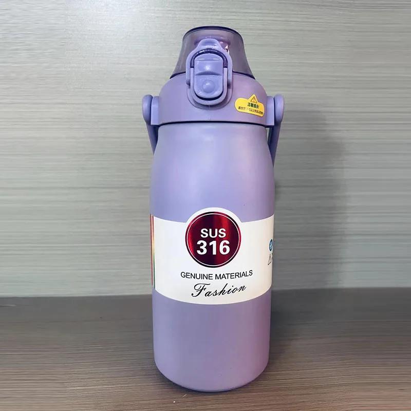 1.2L Большая емкость термобутылка для воды из нержавеющей стали термобутылка портативная вакуумная кружка термос изолированная чашка стакан