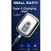 Double Head Mini Electric Shaver Magnetic Floating Men's Beard Trimmer  Travel Use
