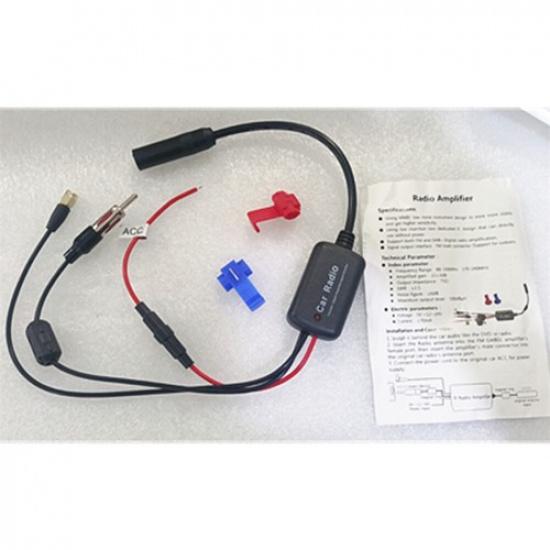 Car Stereo Antenna Adapter DAB+ AM/FM Digital Radio Signal Amplifier Booster