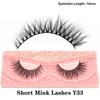 FOXESJI Mink Half Lashes Extension Natural Daily Reusable Short Strip Eye Lashes Mink Fluffy Soft Half False Eyelashes Make Up