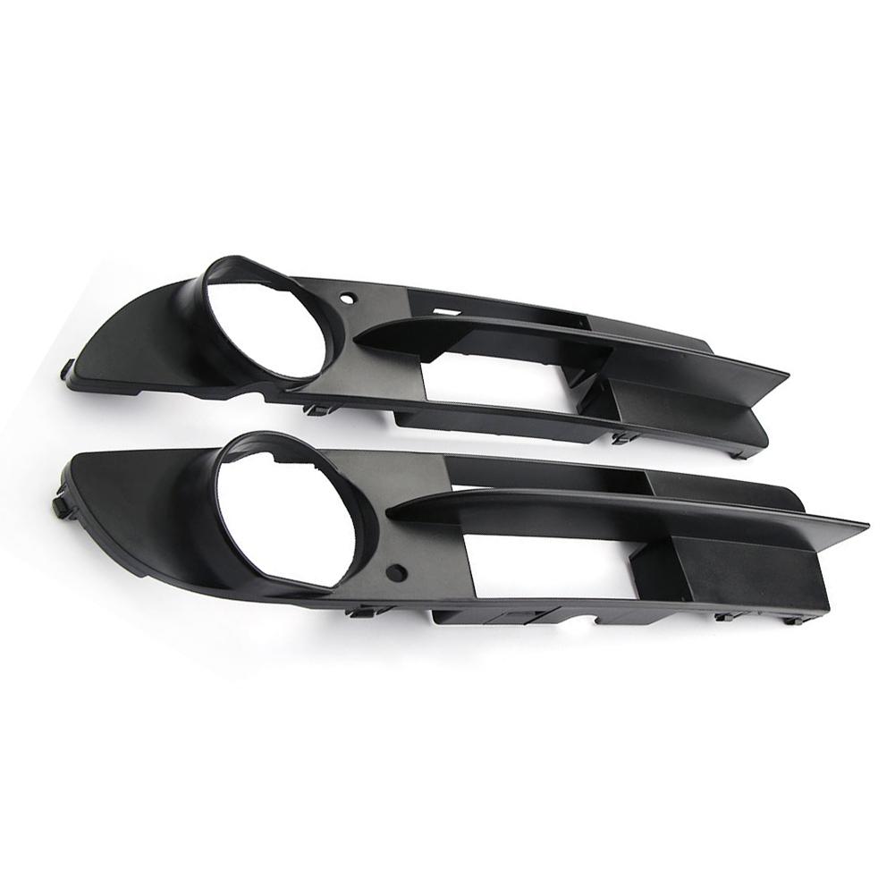 Front Bumper Mist Light Frame ABS Accessories Black Car Parts 51117049244 Convenient E60 E61 Fog Light 2004-2007