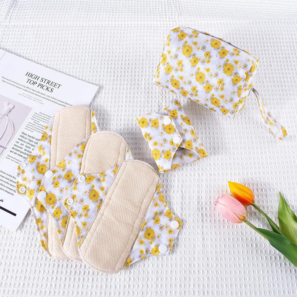 5Pcs/Set Washable Panty Liners Reusable Menstrual Pads High Quality Sanitary Napkins