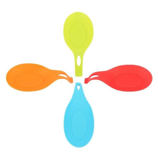 Пищевой силикон Суповая ложка Половник Подставка Контейнер Стойка Держатель Кухонные принадлежности