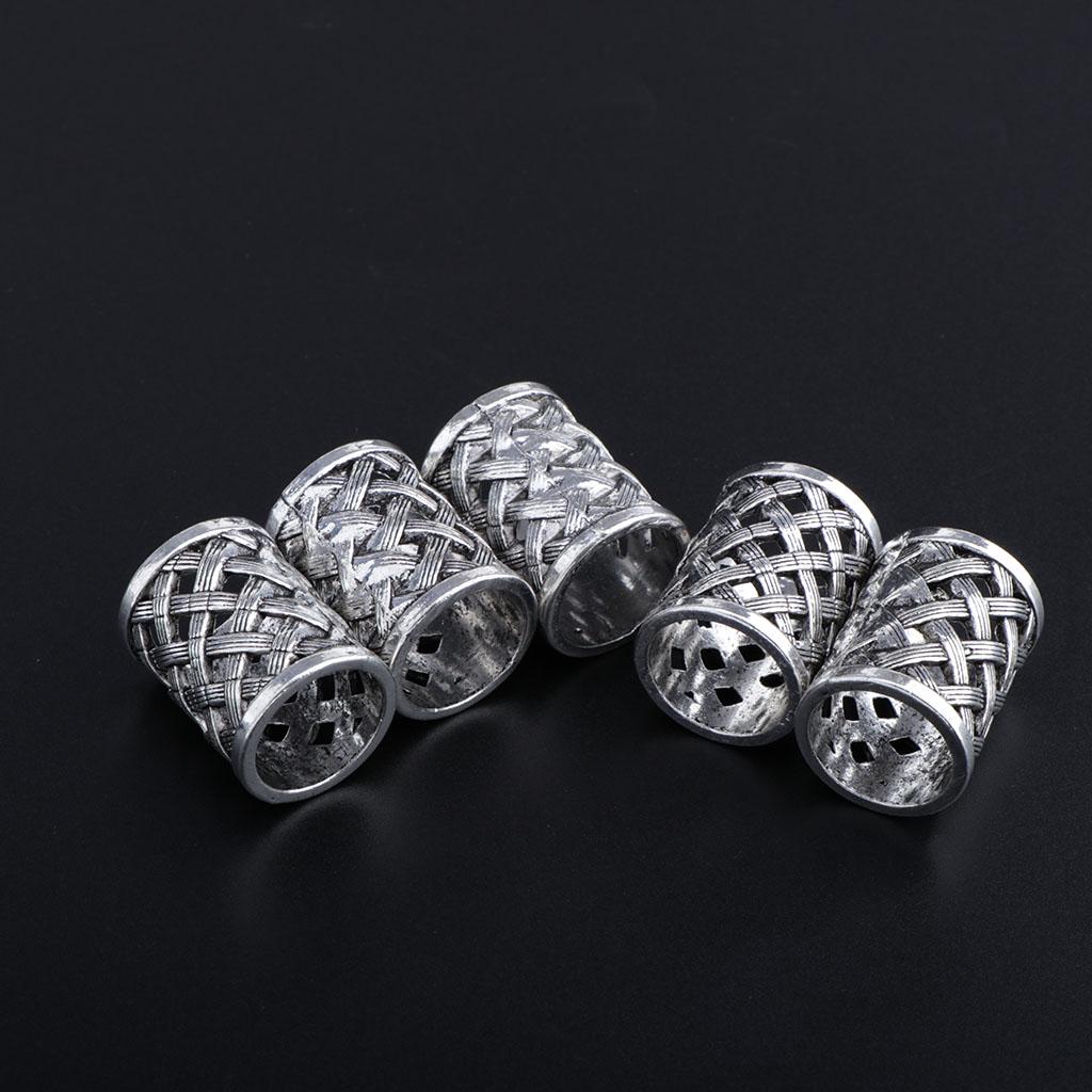 5 шт. серебряные прокладки в богемном стиле, свободные бусины, фурнитура для изготовления ювелирных изделий своими руками