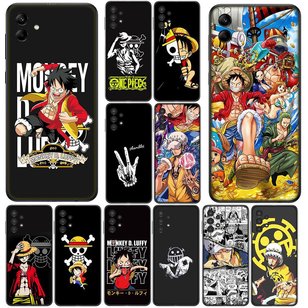 for Xiaomi Redmi Note 13 A3 A4 14 Pro Plus 9T 14C 13C 9C NFC + Pro+ 5G 4G Phone Case Trafalgar D Water Law One Pieces Luffy
