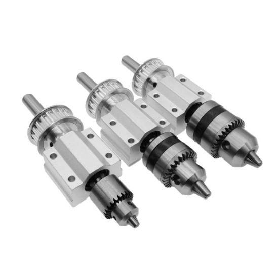 No Power Spindle Drill Chuck Lathe Assembly Trimming Belt Woodworking Cutting