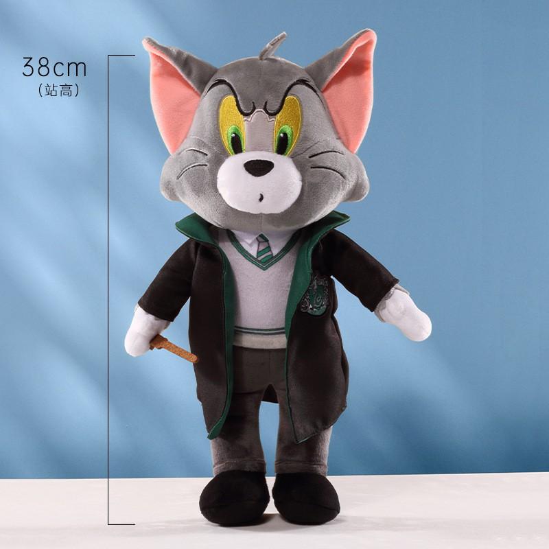Tom Jerry 100th Anniversary Plush Toy Harry Potter Costume Edition Soft Stuffed Animal Kids Birthday Gift