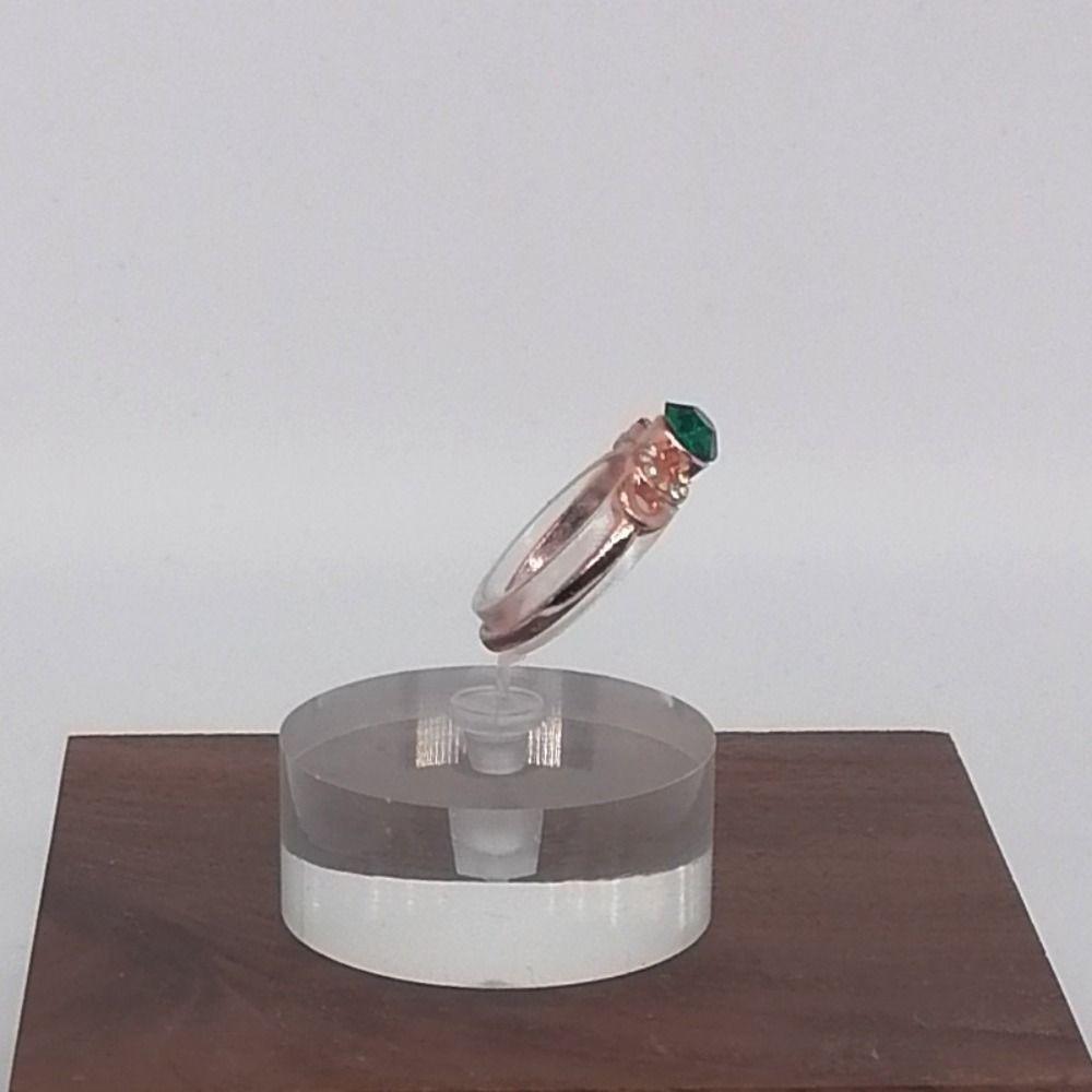 Геометрическая прозрачная акриловая подставка для колец, подставки для ювелирных изделий для обручальных колец, футляры, реквизит для фотосъемки