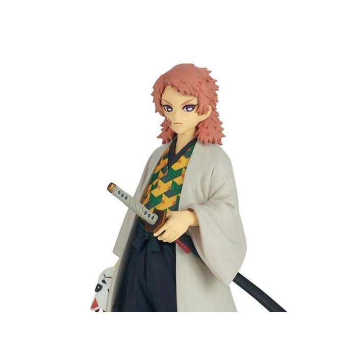 Banpresto Demon Slayer Figure Kizanotenshou Form Nineteen Sabito Red and Black