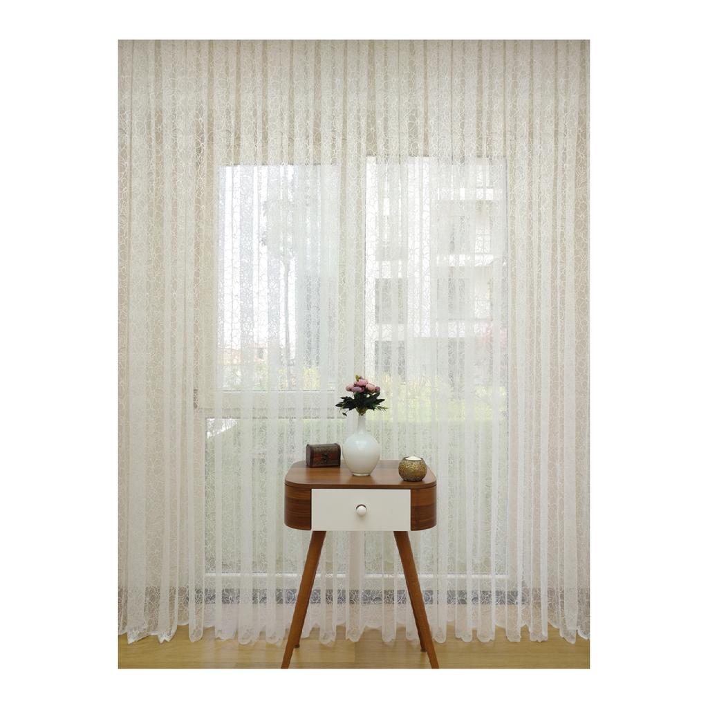 Специальная вязаная занавеска из текстурного тюля, 600x250, редкая батарея, 1/2