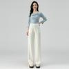 Narrow Suit Wide-leg Pants Women's New Spring and Summer Large-size Versatile High-waisted Loose Straight Casual Pants