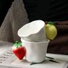 Кружка с ручкой в виде фруктов Веселые керамические чашки Обеденный стол Кружки для кофе Чай для послеобеденного чая Чашка для воды Контейнер для фруктового сока
