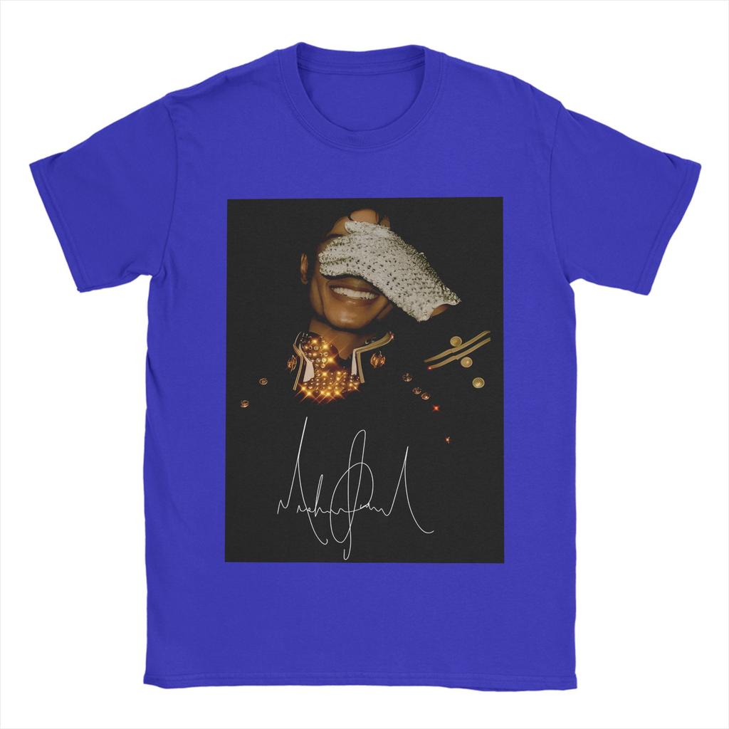 MJ король поп-музыки Футболка THE GLOVE для унисекс Унисекс Хлопок Crazy TShirts Круглый вырез Топы с коротким рукавом Оригинальные