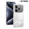 KEYSION Прозрачный чехол для TECNO Pova 6 Pro 5G Мягкий ТПУ+ПК Нескользящий HD Прозрачный Ударопрочный Задняя крышка для телефона для Tecno Pova 6 Pro