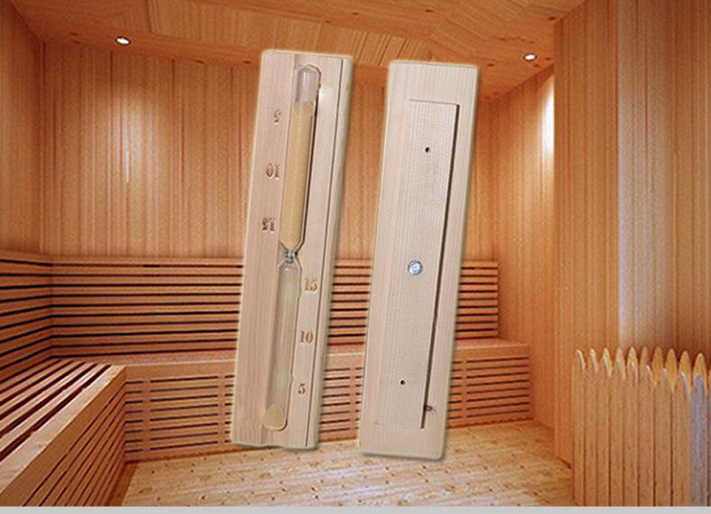 15-Minute Far-Infrared Sauna Timer Hourglass Pendant