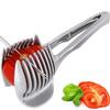 Fruit Slicer Eco-friendly Rust-proof Stainless Steel Manual Vegetable Cutter Auxiliary Tools for Household