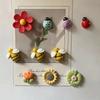 10pcs Oval Shape Flower Fridge Magnets Colorful Insect Refrigerator Sticker  Home Decor