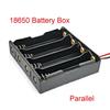 18650 Power Bank Cases 4 18650 Battery Holder Storage Box Case 18650 Paralle / Series Connection Battery Box