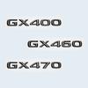 Hrbsq7 ABS Глянцевые Черные Буквы Цифры GX400 GX460 GX470 Шильдик для Автомобиля Серии GX Наклейка-Логотип на Заднюю Крышку Багажника