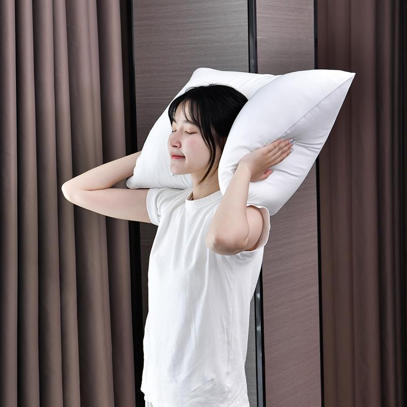 Подушки премиум-класса для поддержки шеи из перьевого бархата для дома и отеля (Одиночный/Пара)